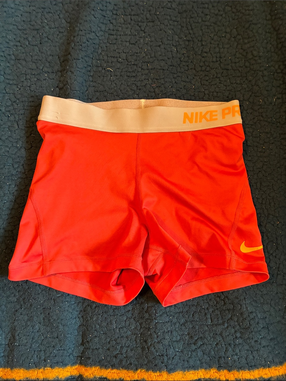 Nike Bright Red/orange Training Shorts